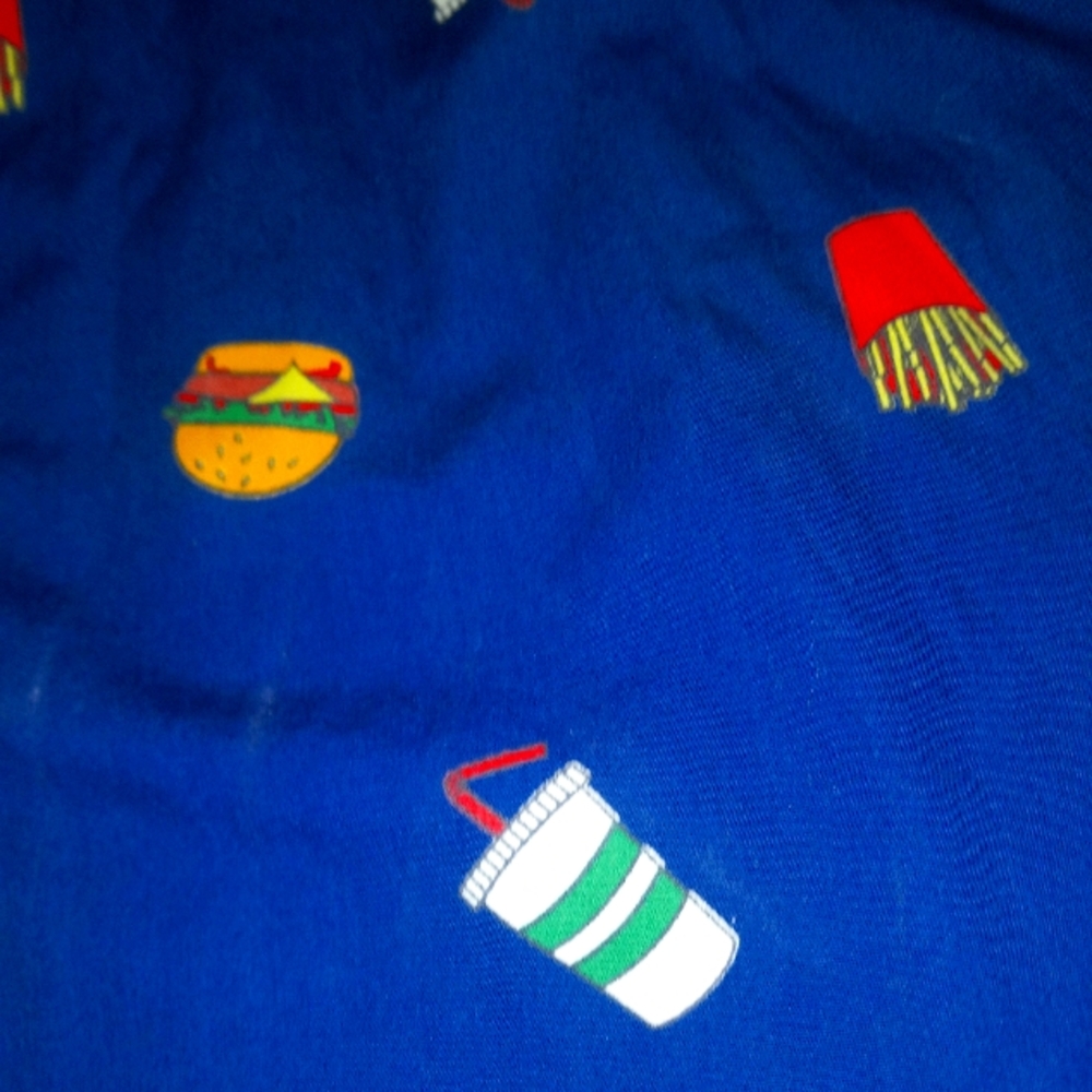 AMERICAN REPUBLIC Burger and Fries Mens SS shirt L. --- New
